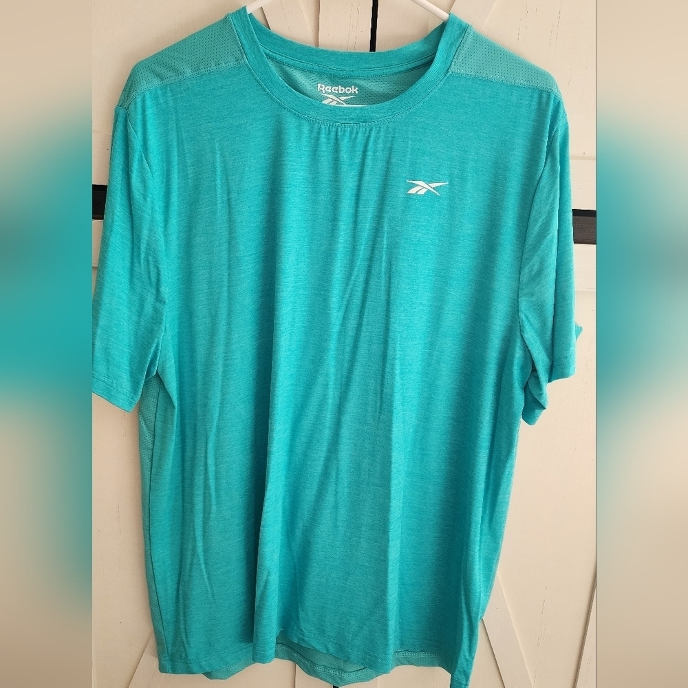 Reebok Men's Turquoise Shirt